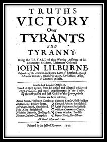 cover to a pamphlet by John Lilburne.